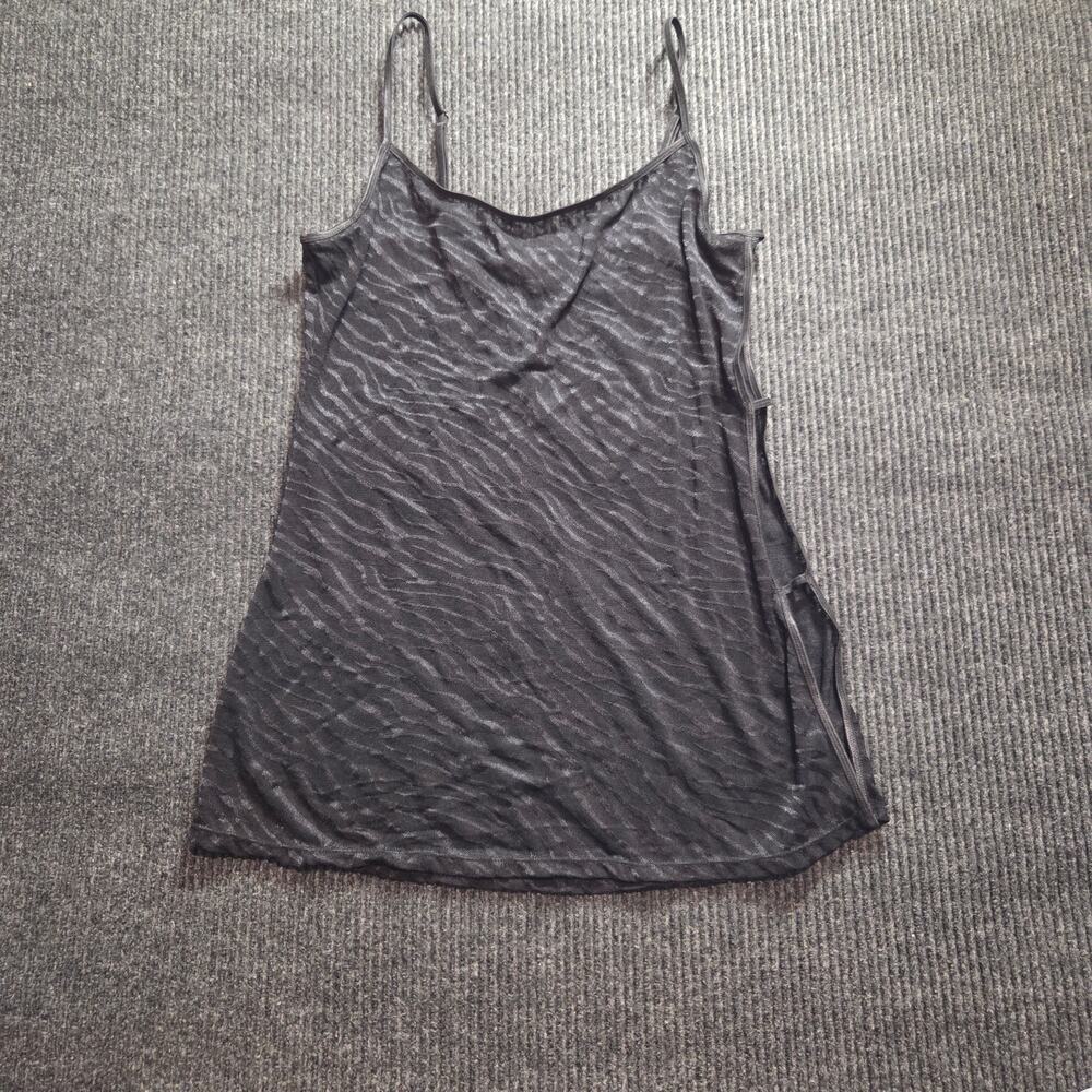 y2k micromesh black cami large fredricks of hollywood whimsygoth grunge